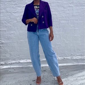 Purple blazer